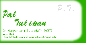 pal tulipan business card